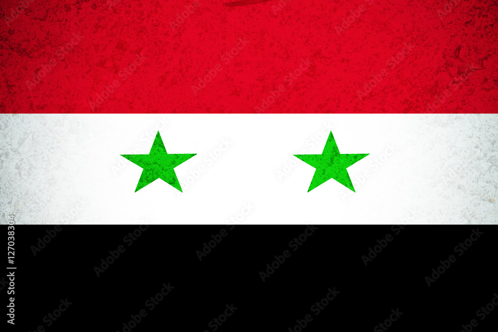 Syria flag ,3D Syria national flag illustration symbol. Syria flag ,3D Syria national flag illustration symbol.