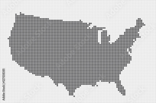 USA map vector