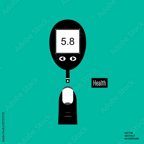 Measure sugar. High sugar. medical device