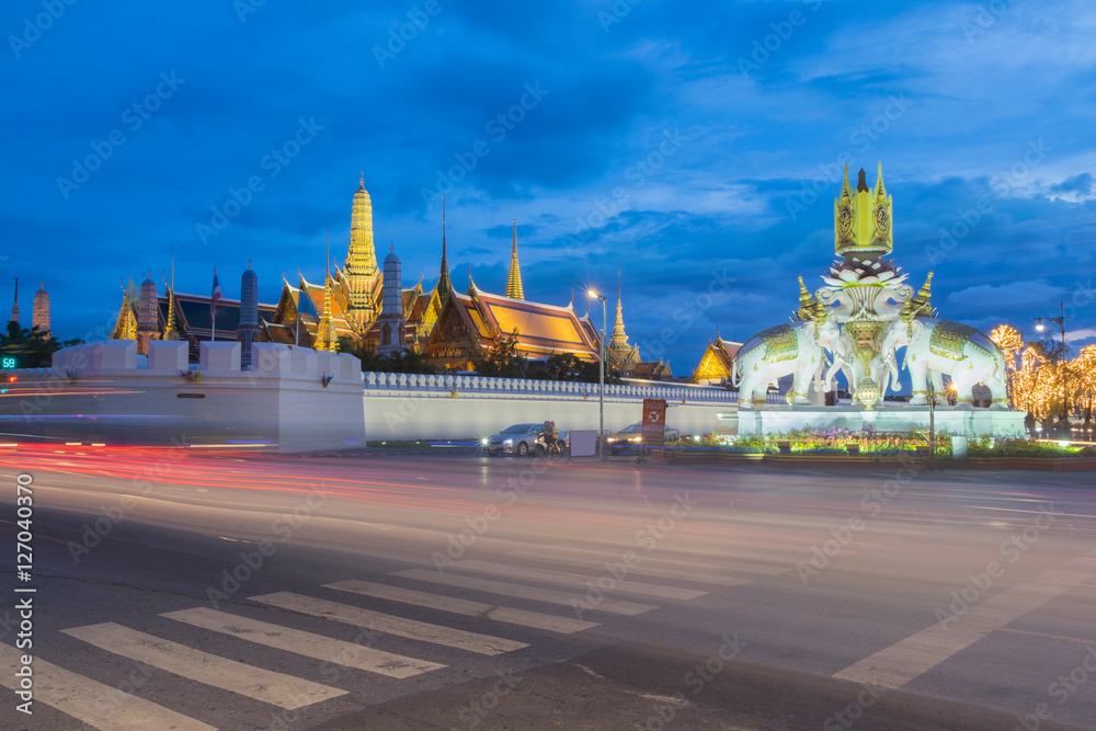 Wat Phra Kaew - The Temple of Emerald Buddha in Bangkok, Thailan