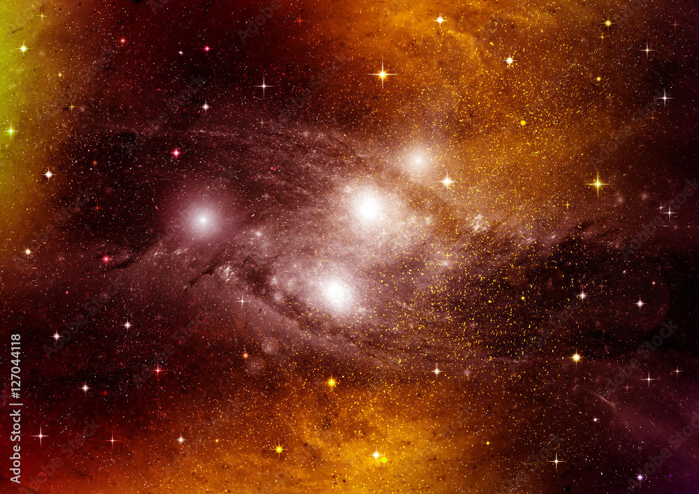 Fototapeta galaxy in a free space