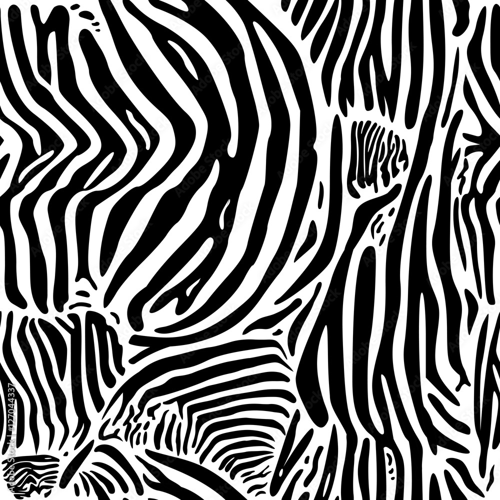 Zebra print pattern. Zebra print pattern.