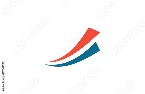 line up business finance logo
