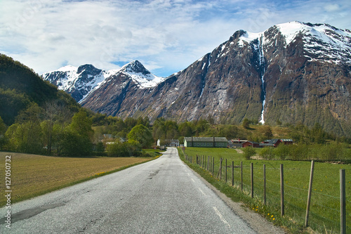 Landstraße Norwegen