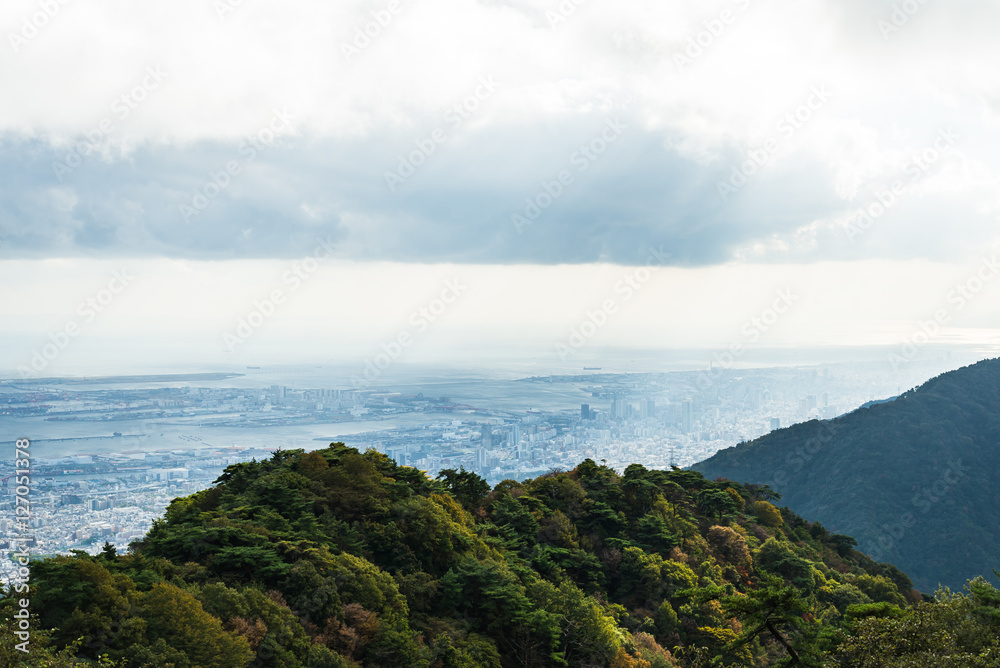 六甲山天覧台からの風景