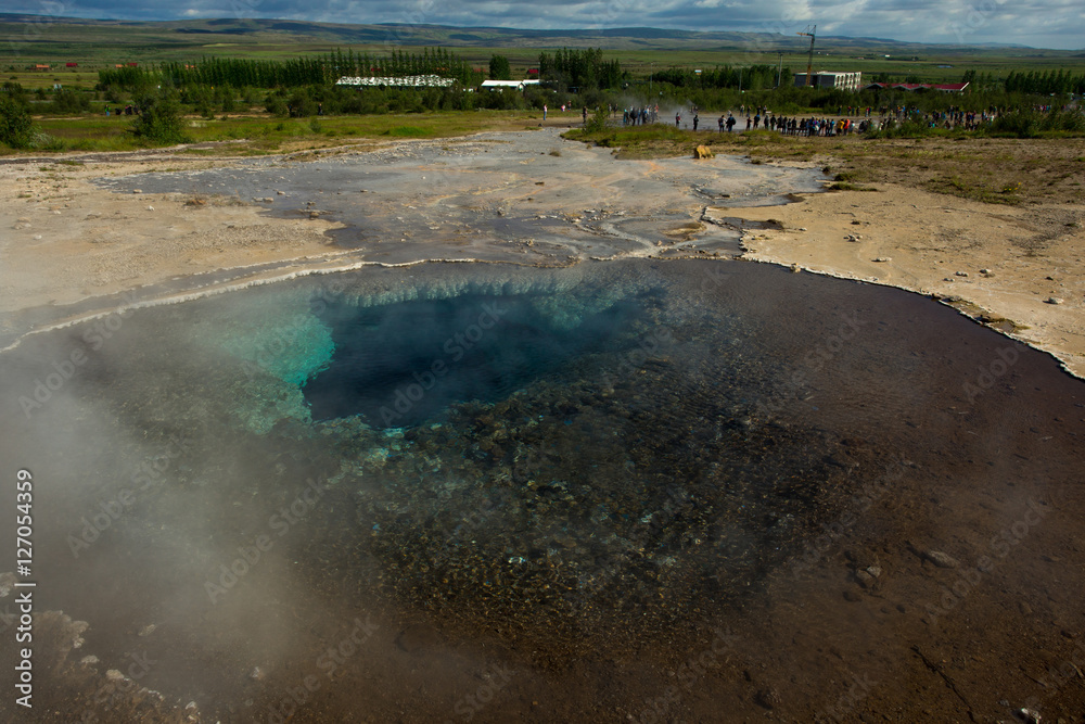 Sleep geyser in Iceland Sleep geyser in Iceland