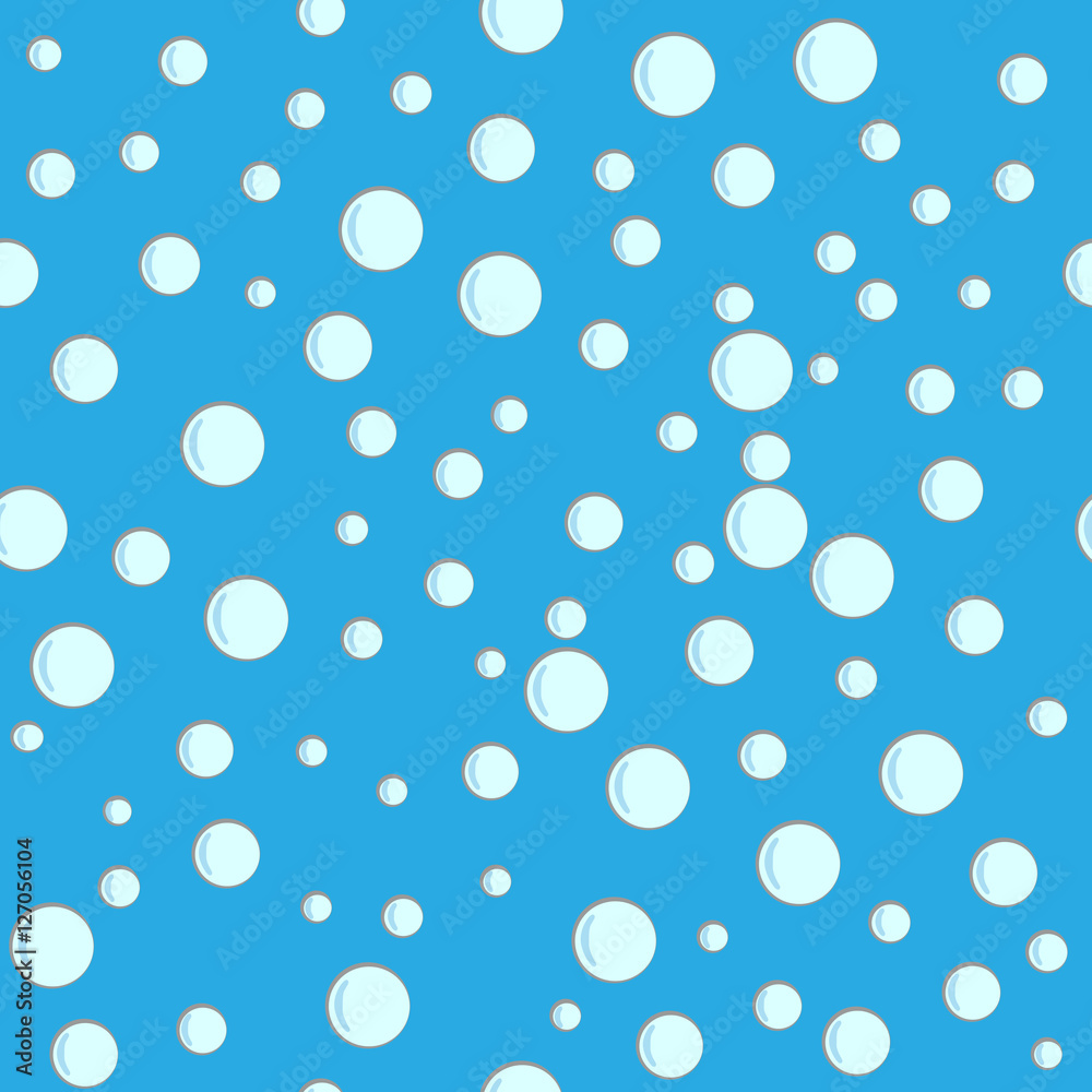 Bubbles seamless pattern. Bubbles seamless pattern.