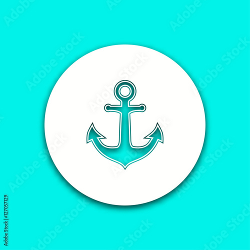 Anchor - vector icon.