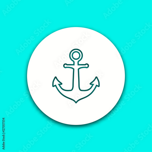 Anchor - vector icon.