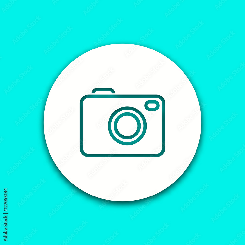 Photo - vector icon. Photo - vector icon.