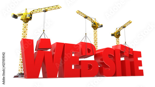 Fototapeta Naklejka Na Ścianę i Meble -  web construction