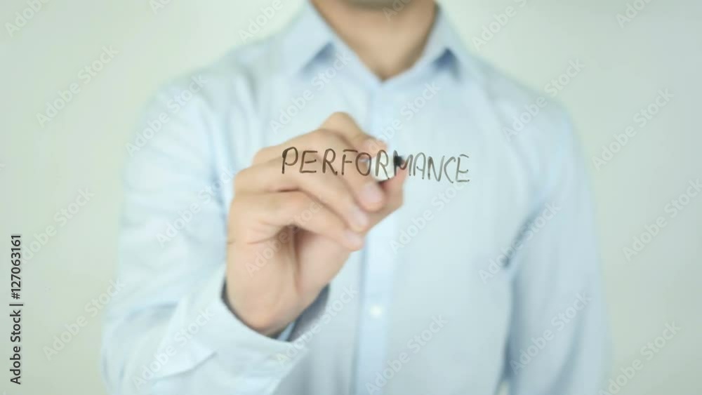 Performance coaching, Man Writing on Screen Performance coaching, Man Writing on Screen