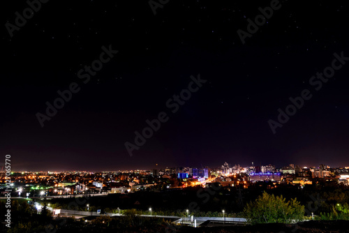 city night lights panorama