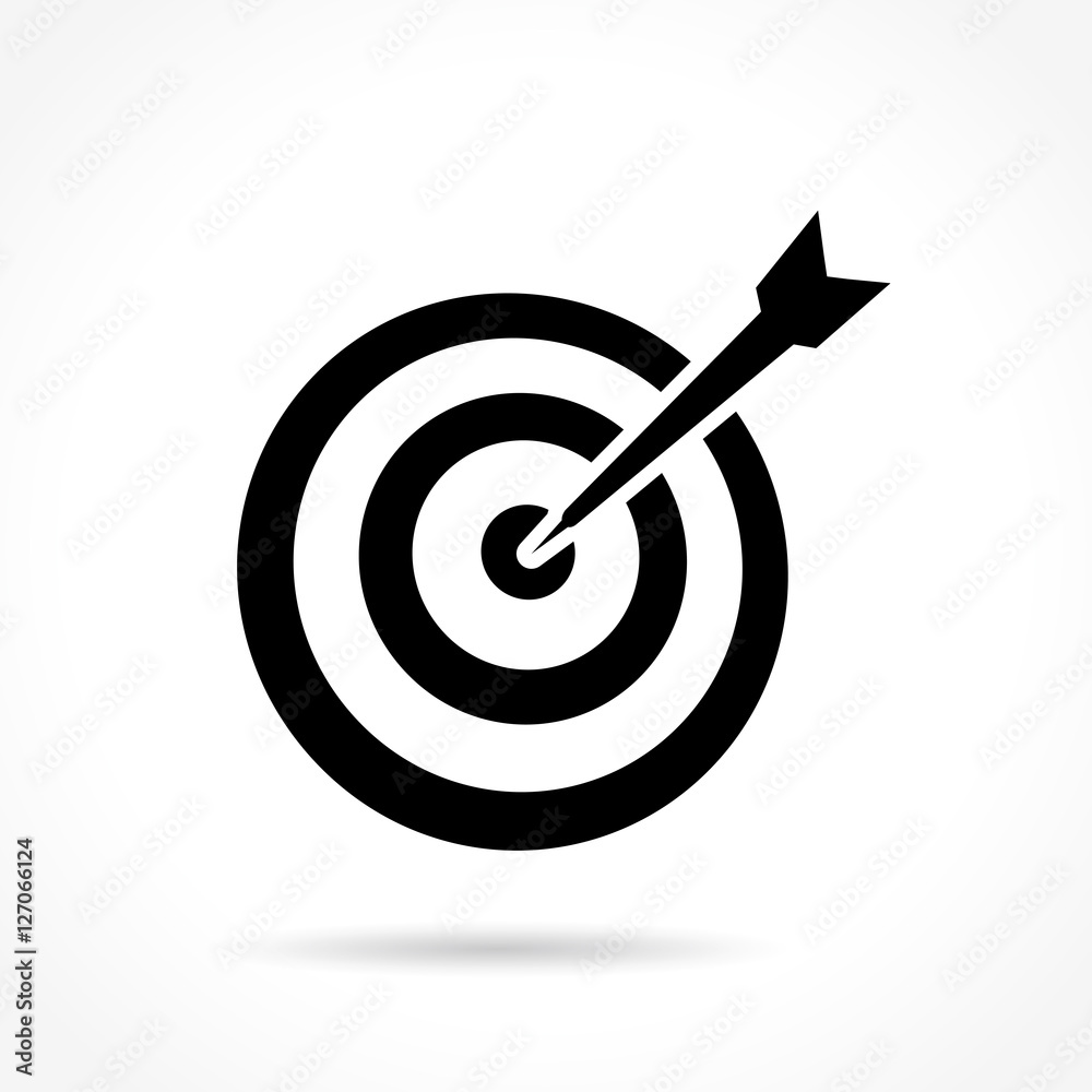 target icon on white background target icon on white background