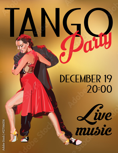 Tango party poster.