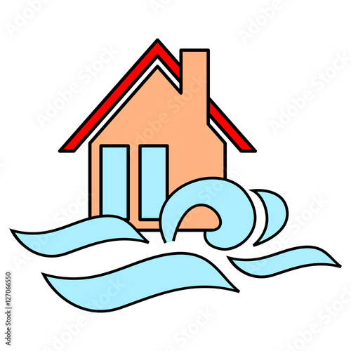 Woning onder water