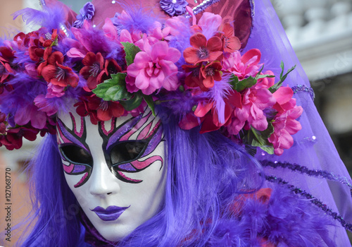 Maschera veneziana al Carnevale di Venezia © lorenza62