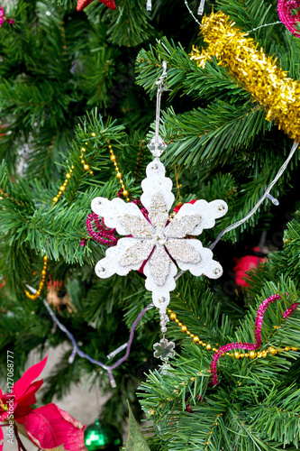 Christmas tree and Christmas decorations