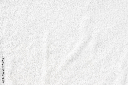 White Towel Fabric Texture Background
