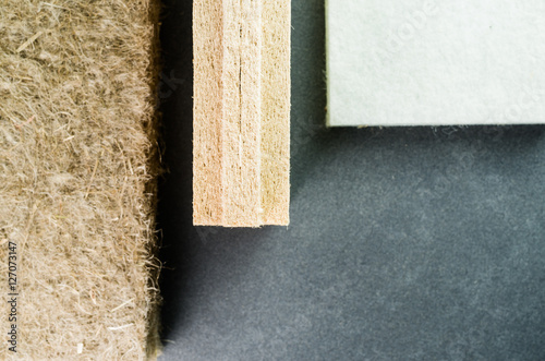 thermal insulating hemp fiber panels - building insulation material
