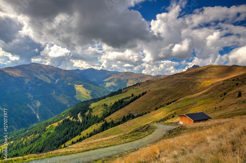 Ski resort in Tyrolean Alps in autumn, Austria © Radomir Rezny