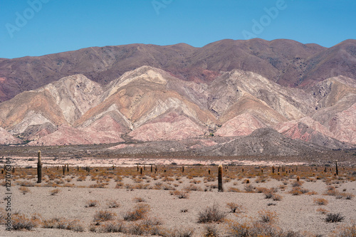 Mountain landscape in Salta, Argentina.