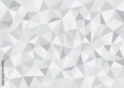 White abstract polygon background,White Triangle Polygon Pattern