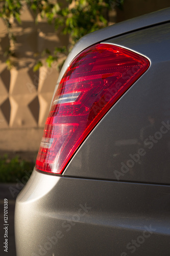 Rear lamp of luxury car photo