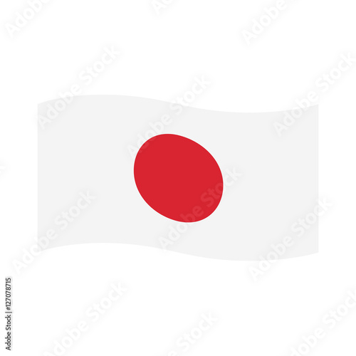 Japan flag vector