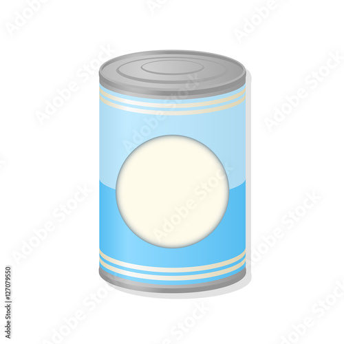 metal can of preserved food