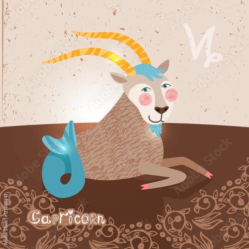 Capricorn zodiac sign of Horoscope.