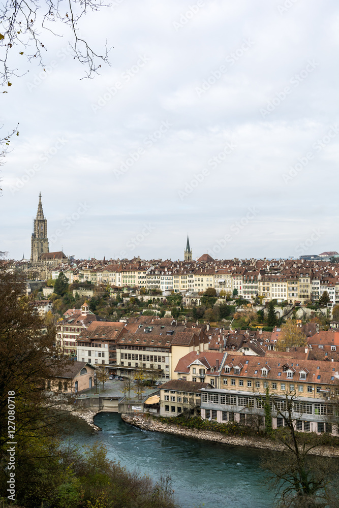Stadt Panorama Bern in der Schweiz