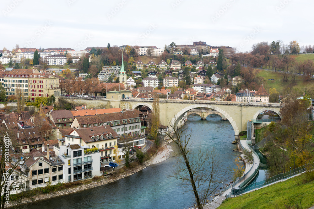 Stadt Panorama Bern in der Schweiz