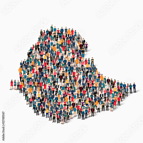 people map country Ethiopia vector