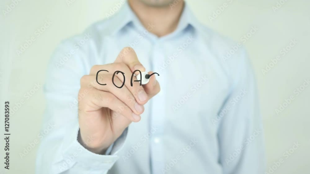 Coach, Man Writing on Screen Coach, Man Writing on Screen