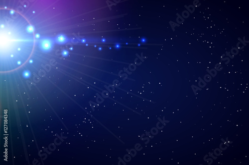 Vector Flash Light Background