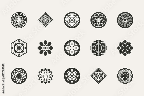 Vector geometric symbols