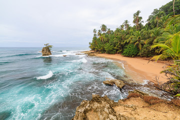 Fototapete Karibik Idyllic beach Manzanillo Costa Rica  © Juhku