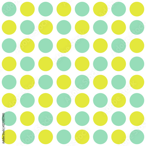 Seamless colorful cirles pattern. Vector illustration.