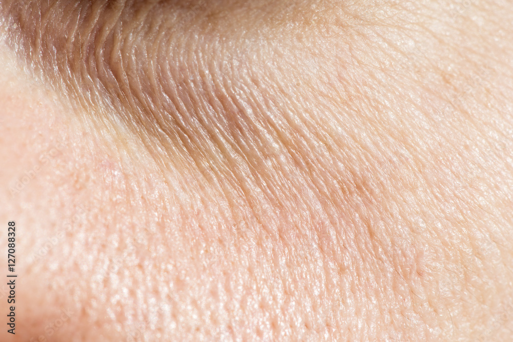 Fototapeta premium Wrinkles under the eyes
