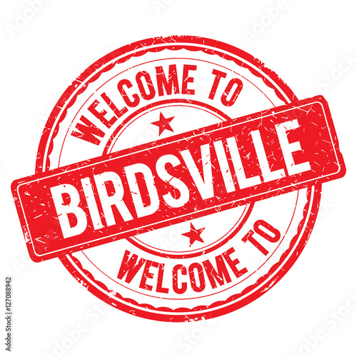 Welcome to BIRDSVILLE Stamp. photo