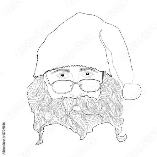 santa claus drawing