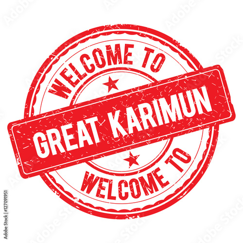 Welcome to GREAT KARIMUN Stamp. photo