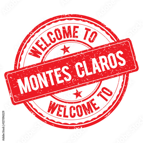 Welcome to MONTES CLAROS Stamp. photo