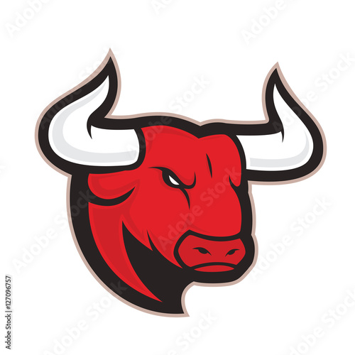 Bull head mascot