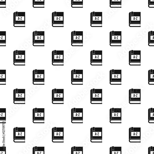 Dictionary book pattern. Simple illustration of dictionary book vector pattern for web © ylivdesign