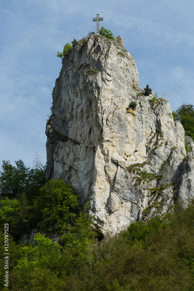Paulusfels bei Beuron im Oberen Donautal