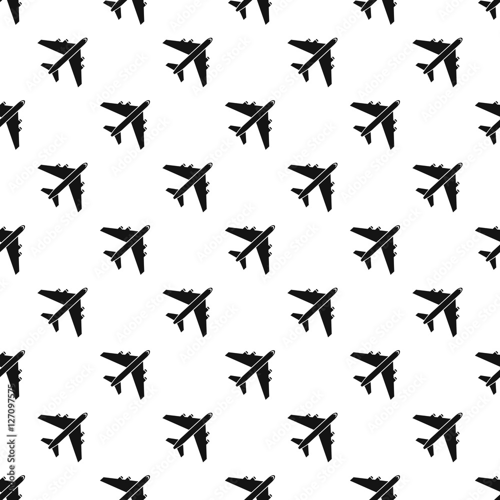 Fototapeta Plane pattern. Simple illustration of plane vector pattern for web