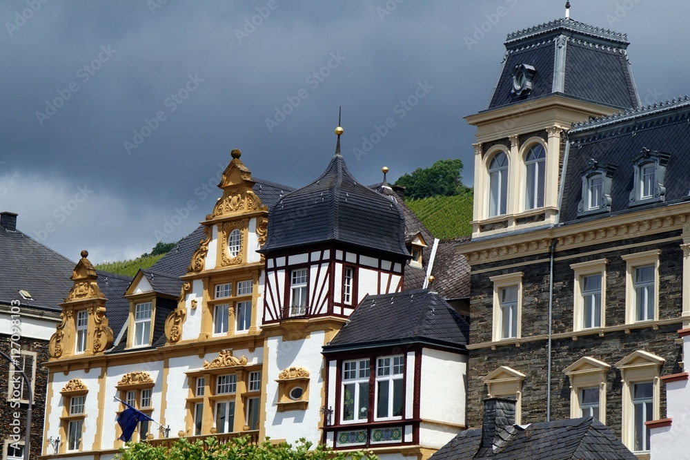 Häuserfassade In Bernkastel-Kues 