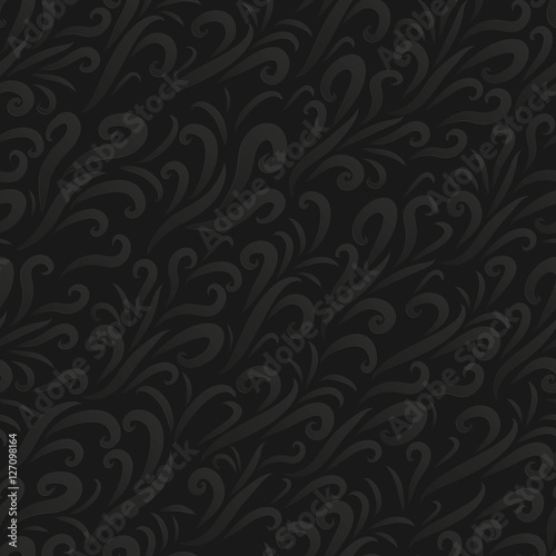 floral abstract seamless pattern background dark. vector illustration